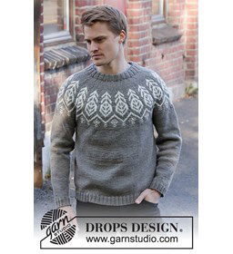 Herentrui gemaakt van Drops Merino extra fine