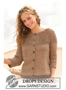 Vest met pas in braambespatroon