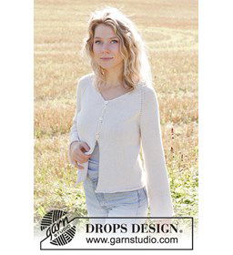 Ochtendmaan Vest gemaakt van Drops Belle