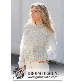 Damesspencer gemaakt van Drops Merino extra fine