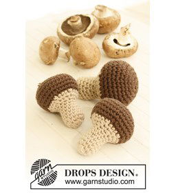 Champignon gemaakt van Drops Paris