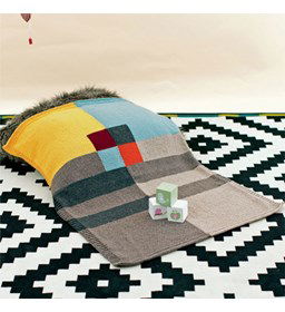 Deken gemaakt van Lang Yarns Merino plus