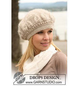 Baret gemaakt van Drops Alpaca