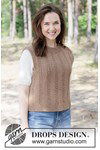 Breipatroon Maple Whisper Vest van andere kant