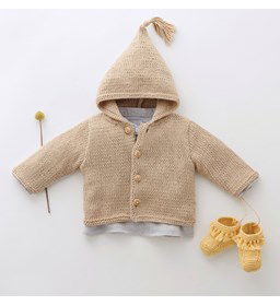 Baby vest met capuchon