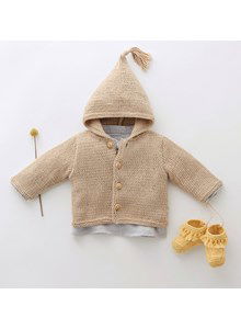 Baby vest met capuchon