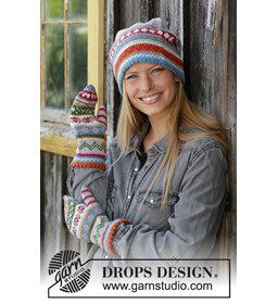 Muts en wanten gemaakt van Drops Karisma