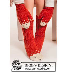 Sokken en wanten gemaakt van Drops Alpaca