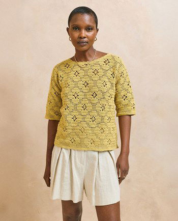 Damestrui met driekwart mouwen