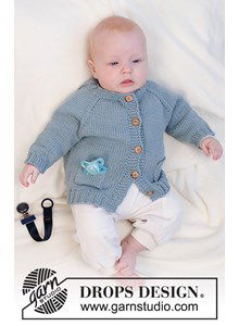 Blauwe Melodie Babyvestje