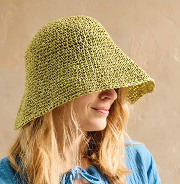 zonnehoed met hangende rand