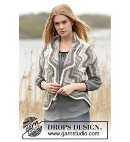 vest gemaakt van Drops Brushed Alpaca Silk