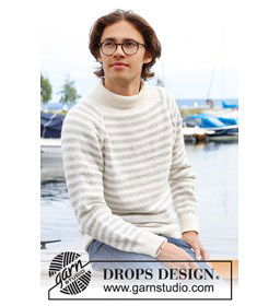 Herentrui met strepen gemaakt van Drops Karisma