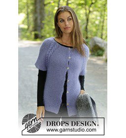 Vest gemaakt van Drops Kid Silk