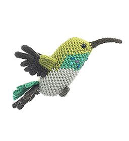 Vogel mangrove amazilia gemaakt van Scheepjes Catona 25 en 10 gram