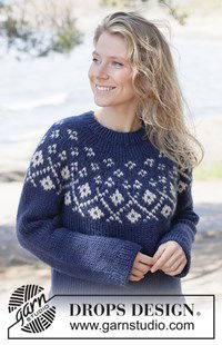 Midnight Flowers Sweater