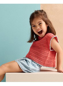 recht mouwloos topje