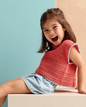 recht mouwloos topje