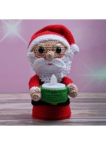 Kerstman met lichtje