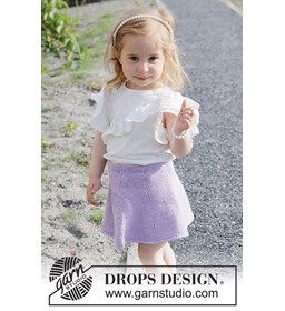 Amethyst charm Rok gemaakt van Elastiek - band