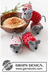 Breipatroon muisjes Christmas Mice van andere kant