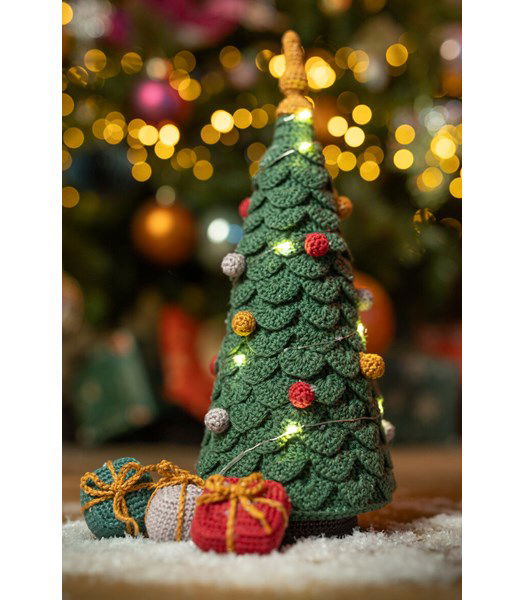 Haakpatroon Kerstboom met pakjes