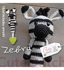 Zebra gemaakt van Haaknaalden