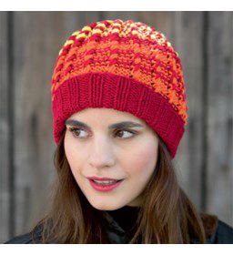 Muts gemaakt van Lang Yarns Merino 70 en color