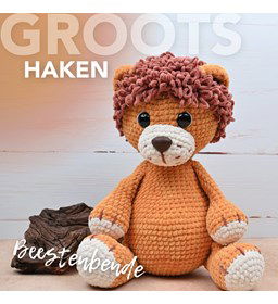 Knuffel leeuw gemaakt van Durable Velvet