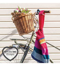 Gestreepte tas gemaakt van Scheepjes Softfun