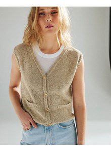Damesgilet met knoopsluiting