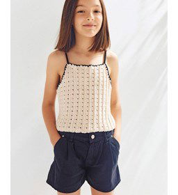 Zomertopje in fantasiepatroon gemaakt van Phildar Phil Coton 3