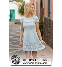 Dames jurk gemaakt van Drops Muskat