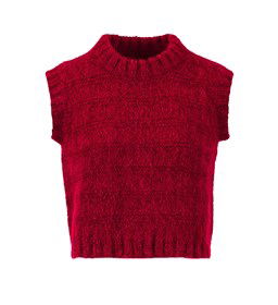 Spencer met ronde hals