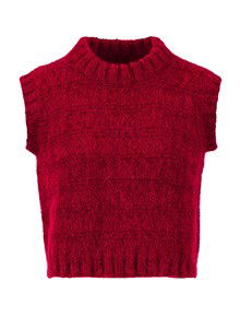 Spencer met ronde hals