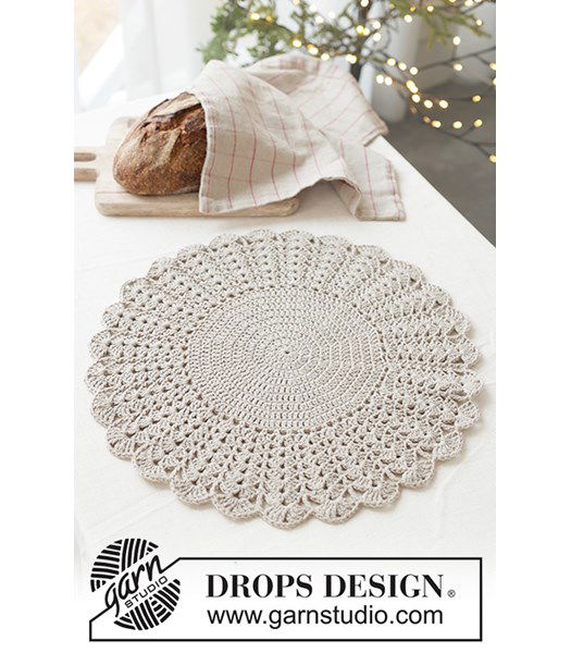 Haakpatroon Snowflake Lace Doily