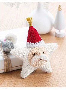 Kerstman in stervorm