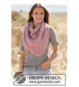 Omslagdoek gemaakt van Drops Air