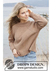 Damestrui met kabelpatroon langs mouwinzet