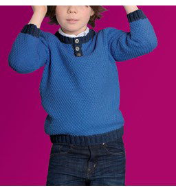 Trui voor jongen gemaakt van Phildar Phil Cabotine