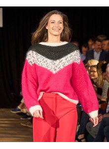 Wijde damestrui met brede halslijn