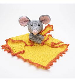 Kroeldoekje Muis gemaakt van Durable Coral