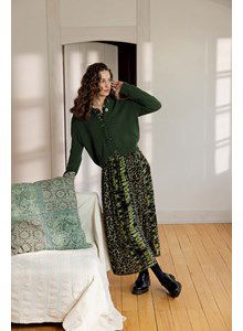 Kort damesvest met ronde hals