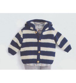 Baby vest gemaakt van Phildar Phil merinos 6