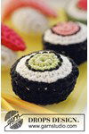Haakpatroon Sushi en maki met wasabi  van andere kant
