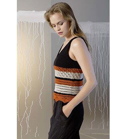 Top gemaakt van Lang Yarns Quattro, Quattro Lame en Quattro color