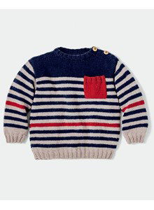 Jongenstrui met borstzakje