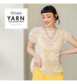 Zomerse top in filethaakwerk.