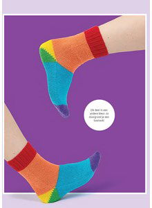 Colourblock sokken