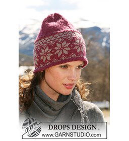 Muts met noors patroon